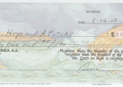 IRS Approval & Our First Donation